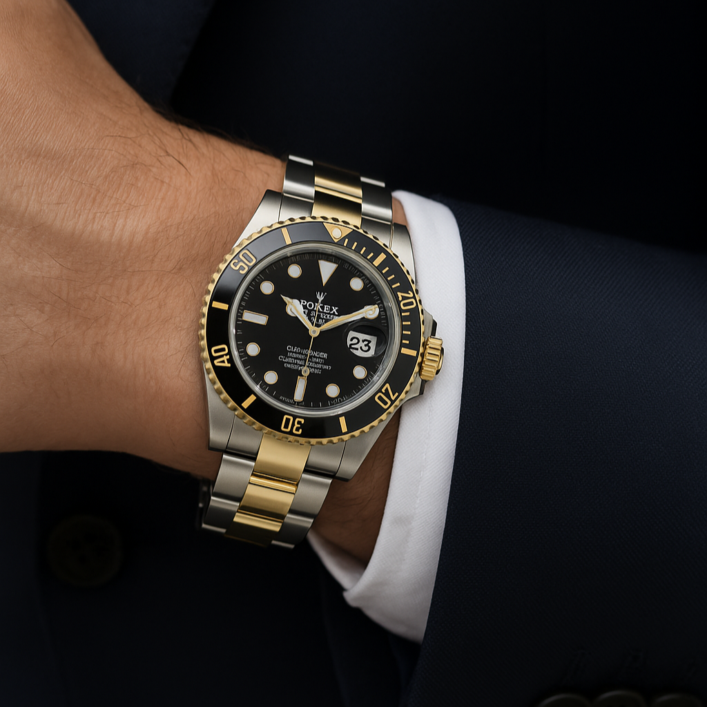 Rolex Submariner Negro y Dorado | Edición Limitada™